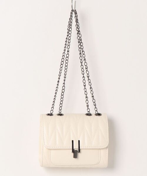 Burner（バーナー）の「【OKUOKU　0909】チェーンショルダー　キルティング　ミニバッグ（ショルダーバッグ・レディース・ブラック/グリーン/キナリ/その他6/その他5/その他4・FREE）」の22枚目の写真