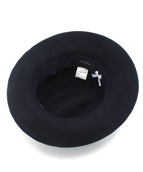 SHIPS JET BLUE(シップスジェットブルー)の「JB: ロングブリム フェドラ フェルトハット(ハット・メンズ・ネイビー/ブラック/カーキ・ONE SIZE)」の9枚目の写真