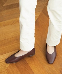 ASBee | 【WEB限定】LSMR レスモア レディース Vカットスクエアフラットシューズ【2WAY】 420503(パンプス)