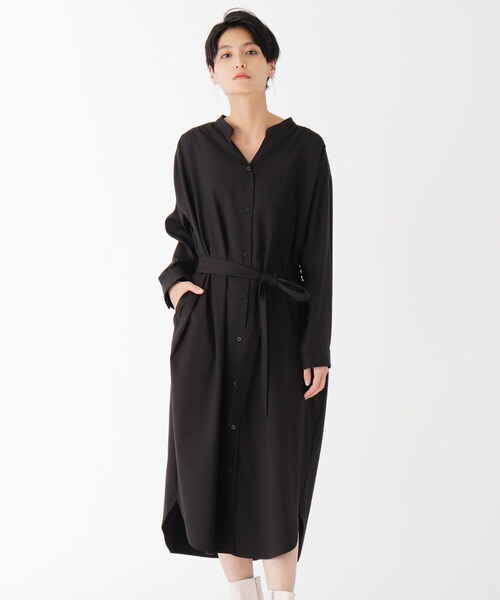 セール キーネックシャツワンピース Web限定サイズ ワンピース Opaque Clip オペークドットクリップ のファッション通販 Zozotown