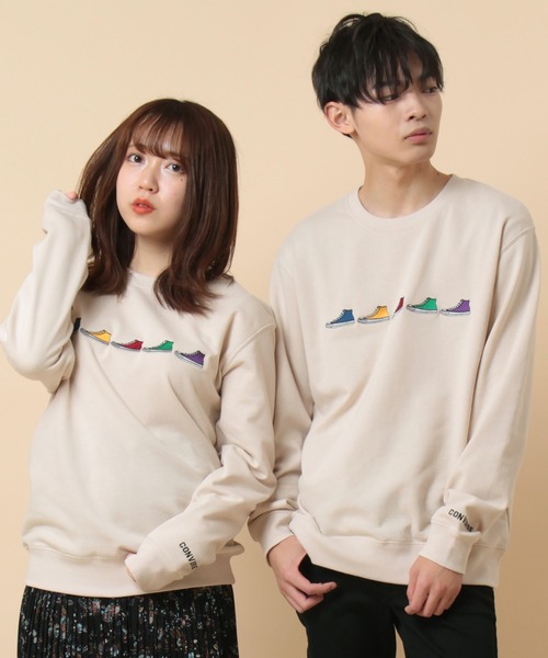 セール】【CONVERSE/コンバース】ワンポイント5シューズ 刺繍 裏毛