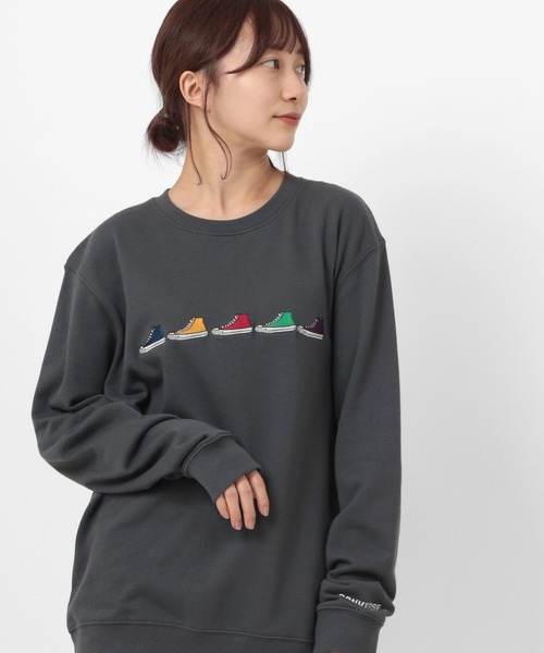 セール】【CONVERSE/コンバース】ワンポイント5シューズ 刺繍 裏毛