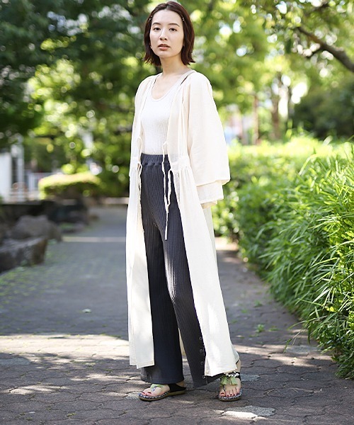 チチカカ（チチカカ）の「エコフレンドリーダイ2WAYワンピース（ワンピース・レディース・ベージュ/レッド/グリーン・FREE）」の4枚目の写真