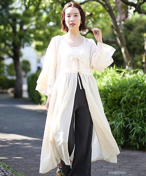 チチカカ（チチカカ）の「エコフレンドリーダイ2WAYワンピース（ワンピース・レディース・ベージュ/レッド/グリーン・FREE）」の5枚目の写真