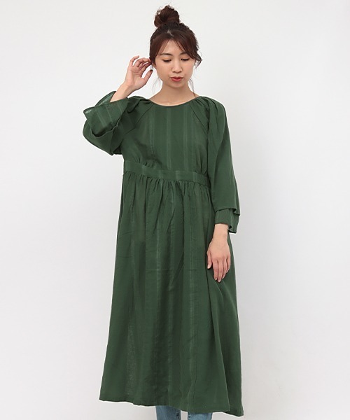 チチカカ（チチカカ）の「エコフレンドリーダイ2WAYワンピース（ワンピース・レディース・ベージュ/レッド/グリーン・FREE）」の16枚目の写真