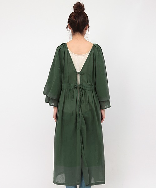 チチカカ（チチカカ）の「エコフレンドリーダイ2WAYワンピース（ワンピース・レディース・ベージュ/レッド/グリーン・FREE）」の19枚目の写真