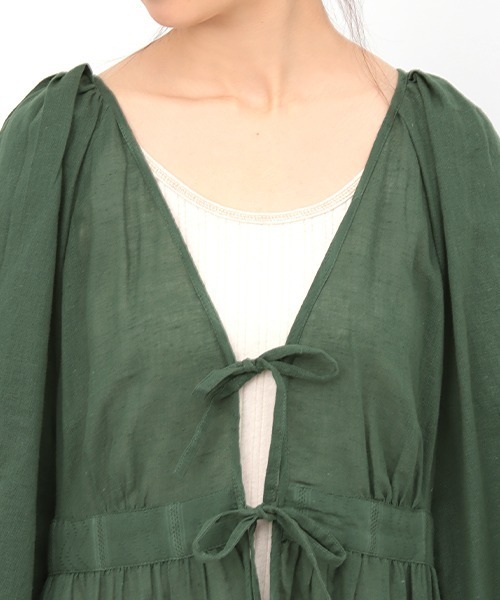 チチカカ（チチカカ）の「エコフレンドリーダイ2WAYワンピース（ワンピース・レディース・ベージュ/レッド/グリーン・FREE）」の20枚目の写真