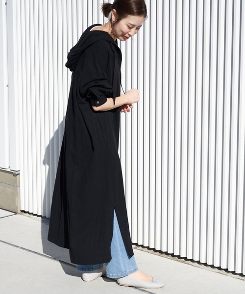 CIAOPANIC TYPY（チャオパニックティピー）の「カフタンワンピース（ワンピース・レディース・ブラック/ベージュ/オフホワイト・ONE SIZE）」の3枚目の写真
