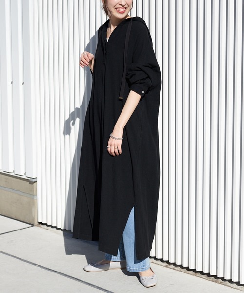 CIAOPANIC TYPY（チャオパニックティピー）の「カフタンワンピース（ワンピース・レディース・ブラック/ベージュ/オフホワイト・ONE SIZE）」の22枚目の写真