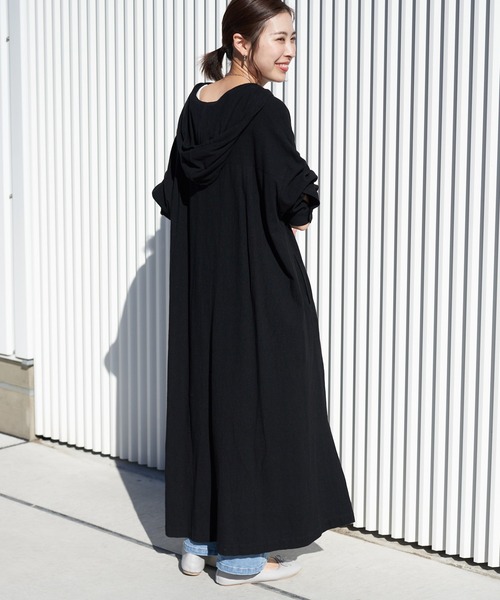 CIAOPANIC TYPY（チャオパニックティピー）の「カフタンワンピース（ワンピース・レディース・ブラック/ベージュ/オフホワイト・ONE SIZE）」の19枚目の写真