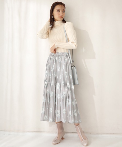 one after another NICE CLAUP(ワンアフターアナザーナイスクラップ)の「イレヘムプリーツスカート(スカート・レディース・ベージュ/その他1/アイボリー/その他2・FREE)」の7枚目の写真