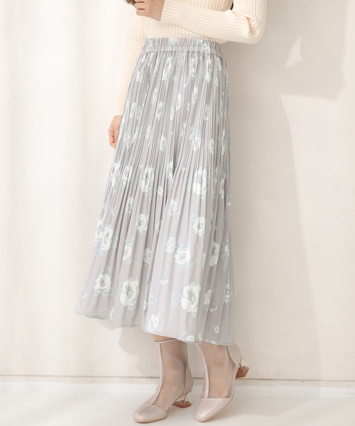 one after another NICE CLAUP(ワンアフターアナザーナイスクラップ)の「イレヘムプリーツスカート(スカート・レディース・ベージュ/その他1/アイボリー/その他2・FREE)」の8枚目の写真