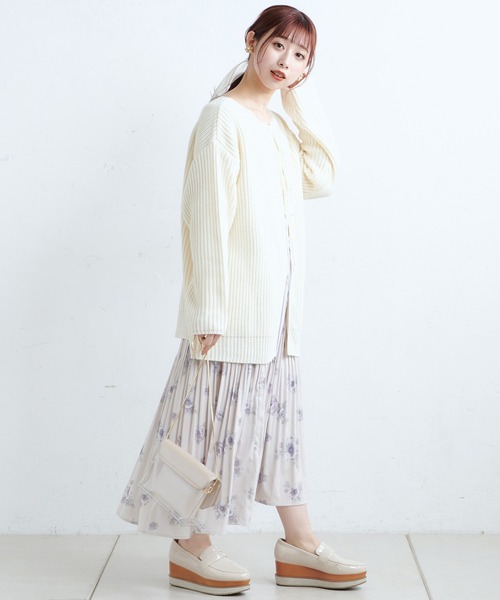 one after another NICE CLAUP(ワンアフターアナザーナイスクラップ)の「イレヘムプリーツスカート(スカート・レディース・ベージュ/その他1/アイボリー/その他2・FREE)」の16枚目の写真