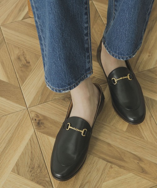 CAMINANDO(カミナンド)の「CAMINANDO BIT SLIP ON SHOES(ローファー・レディース・ブラウン/ブラック・6/7/8)」の7枚目の写真