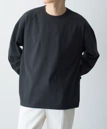 UNDECORATED アンデコレイテッド / ORGANIC CO L/S TEE オーガニックコットン製品染めオーバーサイズ長袖Tシャツ / UDF21102