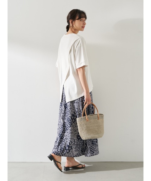 earth music&ecology（アースミュージックアンドエコロジー）の「気分は旅！スカート ＊●（スカート・レディース・ベージュ/ピンクベージュ/ダークネイビー/カーキ・FREE）」の11枚目の写真