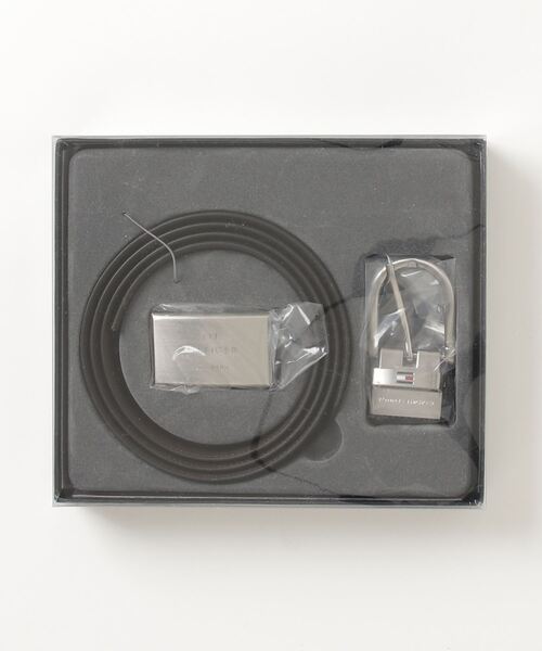 TOMMY HILFIGER（トミーヒルフィガー）の「【TOMMY HILFIGER/トミーヒルフィガー】リバーシブル 2WAYレザーベルト（ベルト・メンズ・ブラック・FREE）」の6枚目の写真