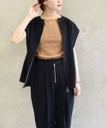 SHIPS | Wai+:バックフルジッププルオーバー◆(シャツ/ブラウス)