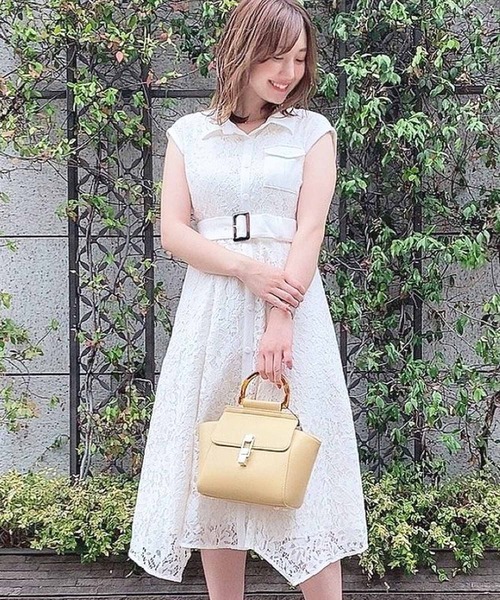 Noela（ノエラ）の「レースフレンチシャツワンピース（シャツ