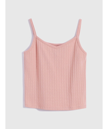 GAP | コットン Vネック クロップド キャミソール(キャミソール)