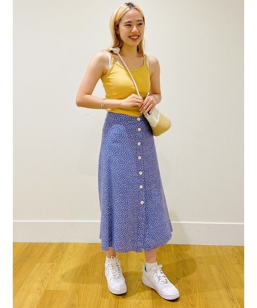 GAP（ギャップ）の「コットン Vネック クロップド キャミソール（キャミソール・レディース・ピンク/イエロー/ライトグリーン・S/M/L/XS/XXS/XL）」の18枚目の写真