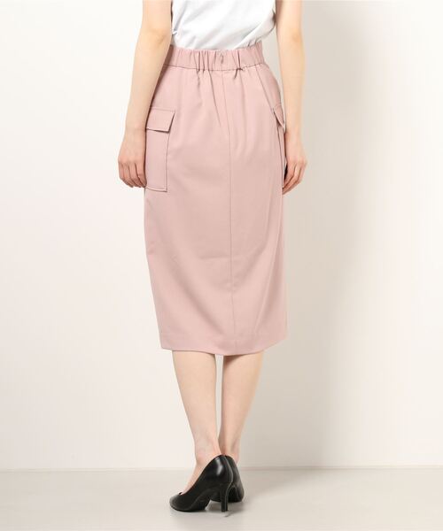 N.（N. Natural Beauty Basic）（エヌエヌナチュラルビューティーベーシック）の「【S Size Line】フラップポケットタイトスカート（スカート・レディース・グレー/ピンク/ブルー・SMALL/MEDIUM）」の4枚目の写真