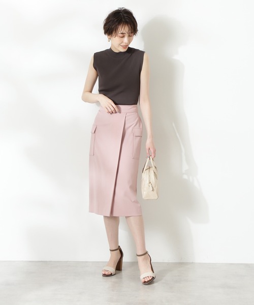 N.（N. Natural Beauty Basic）（エヌエヌナチュラルビューティーベーシック）の「【S Size Line】フラップポケットタイトスカート（スカート・レディース・グレー/ピンク/ブルー・SMALL/MEDIUM）」の13枚目の写真