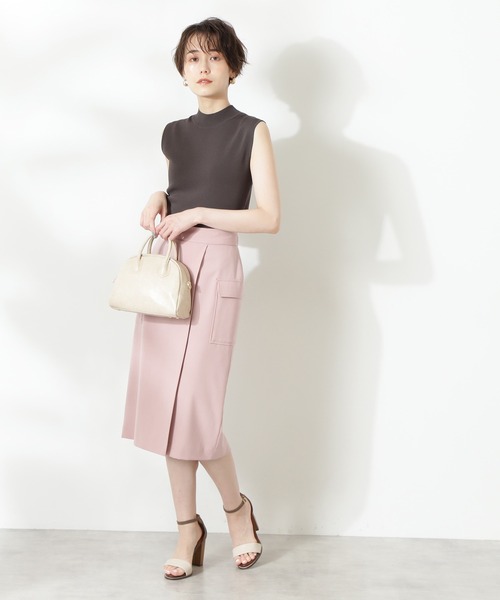 N.（N. Natural Beauty Basic）（エヌエヌナチュラルビューティーベーシック）の「【S Size Line】フラップポケットタイトスカート（スカート・レディース・グレー/ピンク/ブルー・SMALL/MEDIUM）」の14枚目の写真