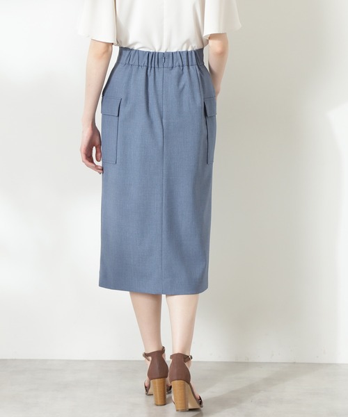 N.（N. Natural Beauty Basic）（エヌエヌナチュラルビューティーベーシック）の「【S Size Line】フラップポケットタイトスカート（スカート・レディース・グレー/ピンク/ブルー・SMALL/MEDIUM）」の16枚目の写真
