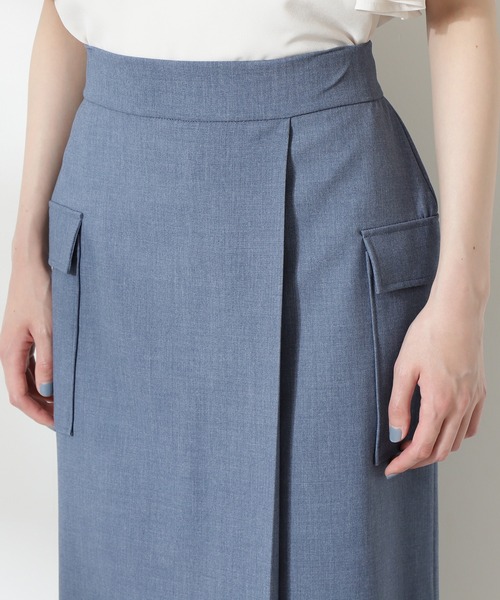 N.（N. Natural Beauty Basic）（エヌエヌナチュラルビューティーベーシック）の「【S Size Line】フラップポケットタイトスカート（スカート・レディース・グレー/ピンク/ブルー・SMALL/MEDIUM）」の17枚目の写真