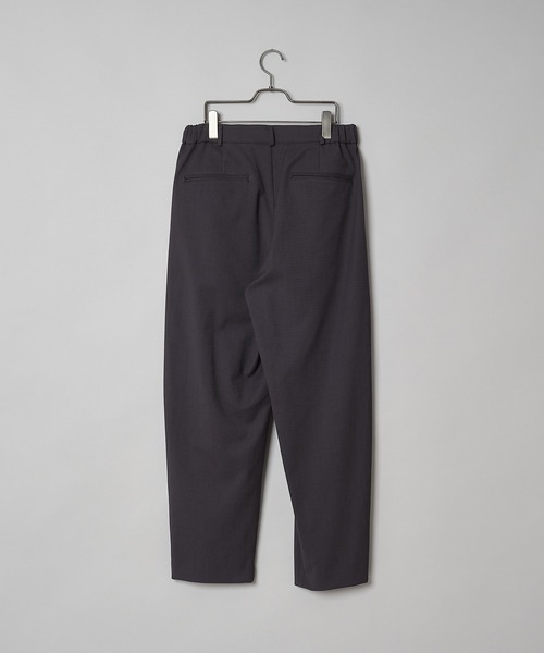 CIAOPANIC（チャオパニック）の「リネン混プリペラ織り2タックワイドテーパードパンツ（スラックス・メンズ・ブラック/ホワイト/ブルー/オリーブ・MEDIUM/LARGE）」の8枚目の写真