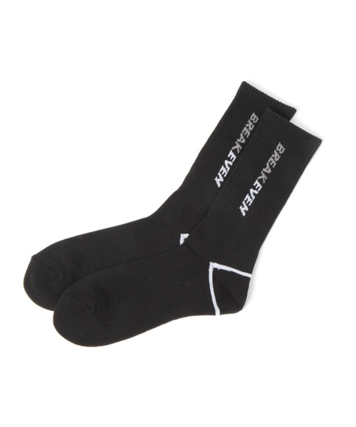 LAKOLE（ラコレ）の「サイドレタリングソックス / 943352（ソックス/靴下・メンズ・ブラック/ホワイト/グレー/パープル/ライトグリーン・FREE）」の3枚目の写真