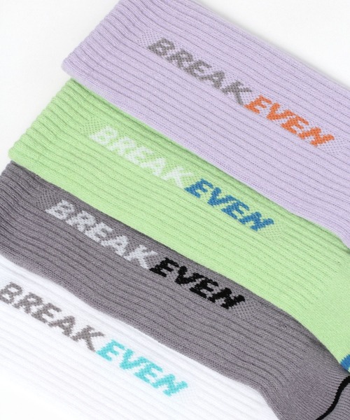 LAKOLE（ラコレ）の「サイドレタリングソックス / 943352（ソックス/靴下・メンズ・ブラック/ホワイト/グレー/パープル/ライトグリーン・FREE）」の10枚目の写真