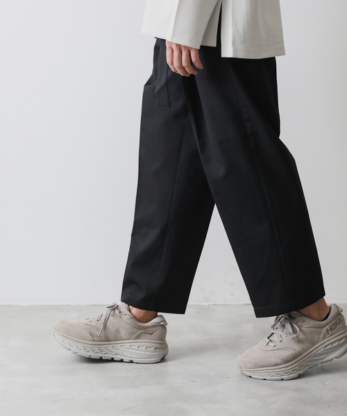 ATTACHMENT（アタッチメント）の「WOOL GABARDINE TWO PLEATS TAPERED FIT TROUSERS（スラックス・メンズ・ブラック/グレー系その他・1/2/3）」の15枚目の写真