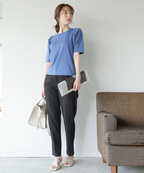 Andemiu（アンデミュウ）の「【WEB限定カラー】ノットハンドルトートミニ956742（ショルダーバッグ・レディース・ブラック/ベージュ/ブラウン/レオパード/ライトグレー/ピンク・FREE）」の18枚目の写真