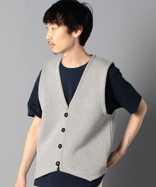 NOLLEY'S goodman（ノーリーズグッドマン）の「オルテガライク チマヨ柄 ベスト（ベスト・メンズ・オフホワイト/ブラック系その他3/グレー/ベージュ系その他3・MEDIUM/LARGE）」の13枚目の写真