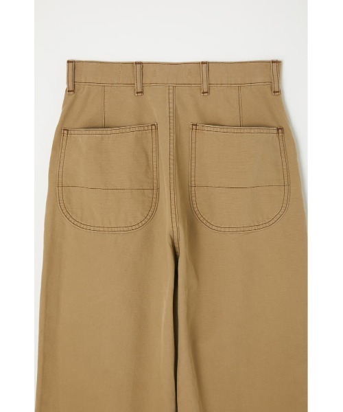 MOUSSY（マウジー）の「HW DOUBLE KNEE LOOSE STRAIGHT（デニムパンツ・レディース・ベージュ/ブラック・0/1/2）」の13枚目の写真