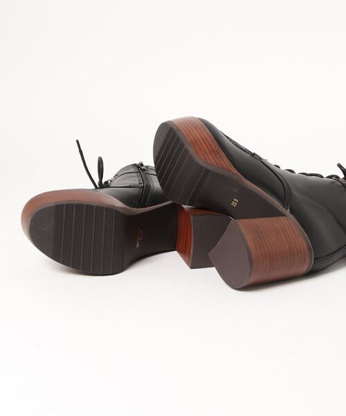 あしながおじさん（アシナガオジサン）の「厚底レースアップブーツ　-1310173（ブーツ・レディース・ブラック/ブラウン/アイボリー・22.5cm/23.5cm/24.5cm/23.0cm/24.0cm）」の9枚目の写真