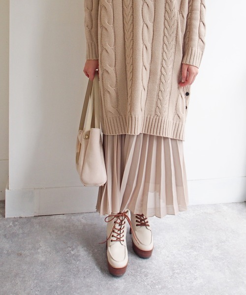 あしながおじさん（アシナガオジサン）の「厚底レースアップブーツ　-1310173（ブーツ・レディース・ブラック/ブラウン/アイボリー・22.5cm/23.5cm/24.5cm/23.0cm/24.0cm）」の6枚目の写真