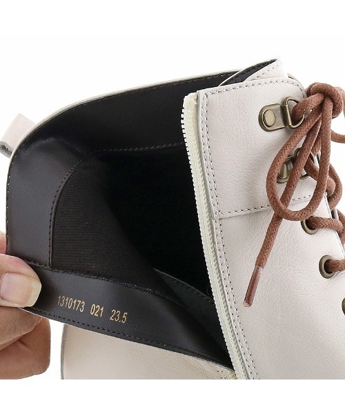 あしながおじさん（アシナガオジサン）の「厚底レースアップブーツ　-1310173（ブーツ・レディース・ブラック/ブラウン/アイボリー・22.5cm/23.5cm/24.5cm/23.0cm/24.0cm）」の18枚目の写真