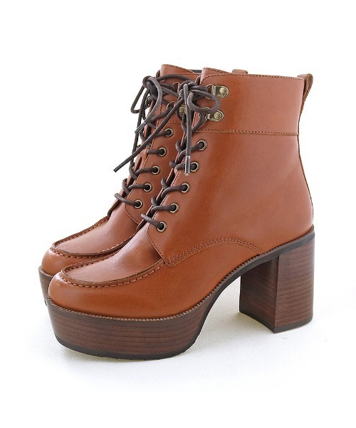 あしながおじさん（アシナガオジサン）の「厚底レースアップブーツ　-1310173（ブーツ・レディース・ブラック/ブラウン/アイボリー・22.5cm/23.5cm/24.5cm/23.0cm/24.0cm）」の21枚目の写真