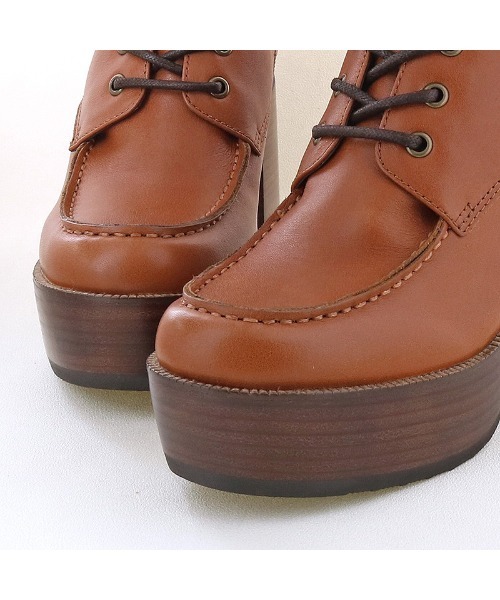 あしながおじさん（アシナガオジサン）の「厚底レースアップブーツ　-1310173（ブーツ・レディース・ブラック/ブラウン/アイボリー・22.5cm/23.5cm/24.5cm/23.0cm/24.0cm）」の22枚目の写真