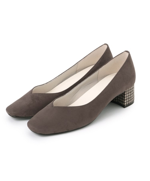 grove（グローブ）の「やわここちコンビヒールパンプス40（パンプス・レディース・ブラック/ベージュ/ダークグレー/アイボリー/イエロー系その他5/グレー系3/ベビーピンク・50/40/35/45/30/25/20/55/10/15 ）」の17枚目の写真