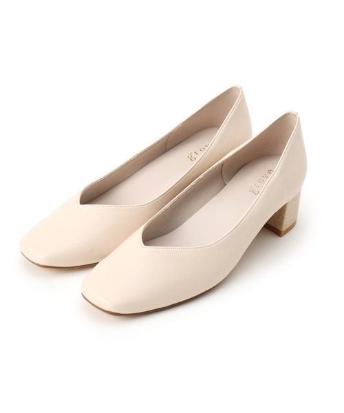 grove（グローブ）の「やわここちコンビヒールパンプス40（パンプス・レディース・ブラック/ベージュ/ダークグレー/アイボリー/イエロー系その他5/グレー系3/ベビーピンク・50/40/35/45/30/25/20/55/10/15 ）」の21枚目の写真