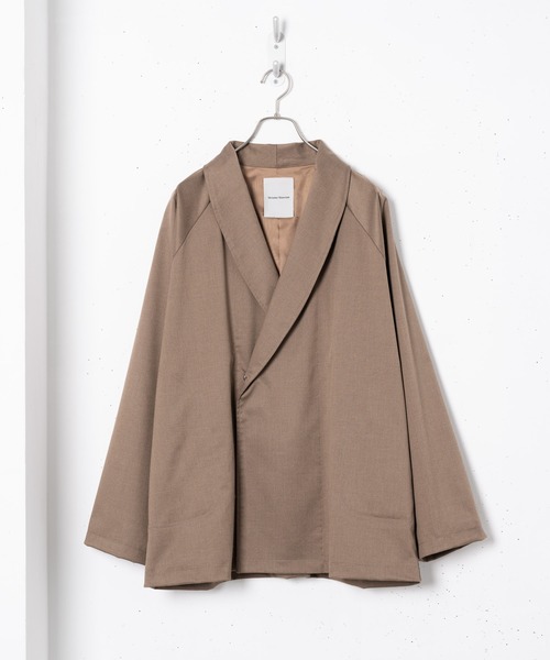 Alcindor Materials（アルシンダーマテリアルズ）の「samue jacket/サムエジャケット（その他アウター・メンズ・ベージュ/ブラウン・MEDIUM/LARGE）」の5枚目の写真