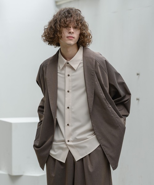 Alcindor Materials（アルシンダーマテリアルズ）の「samue jacket/サムエジャケット（その他アウター・メンズ・ベージュ/ブラウン・MEDIUM/LARGE）」の15枚目の写真