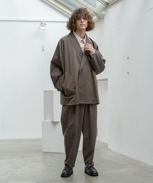 Alcindor Materials（アルシンダーマテリアルズ）の「samue jacket/サムエジャケット（その他アウター・メンズ・ベージュ/ブラウン・MEDIUM/LARGE）」の19枚目の写真