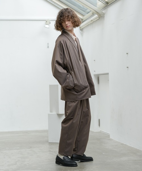 Alcindor Materials（アルシンダーマテリアルズ）の「samue jacket/サムエジャケット（その他アウター・メンズ・ベージュ/ブラウン・MEDIUM/LARGE）」の7枚目の写真