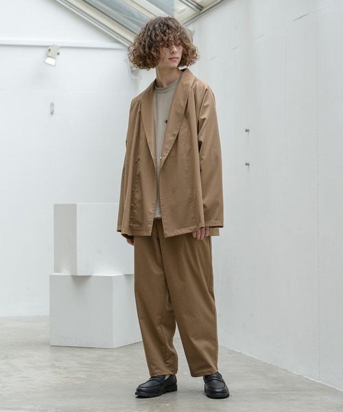 Alcindor Materials（アルシンダーマテリアルズ）の「samue jacket/サムエジャケット（その他アウター・メンズ・ベージュ/ブラウン・MEDIUM/LARGE）」の12枚目の写真