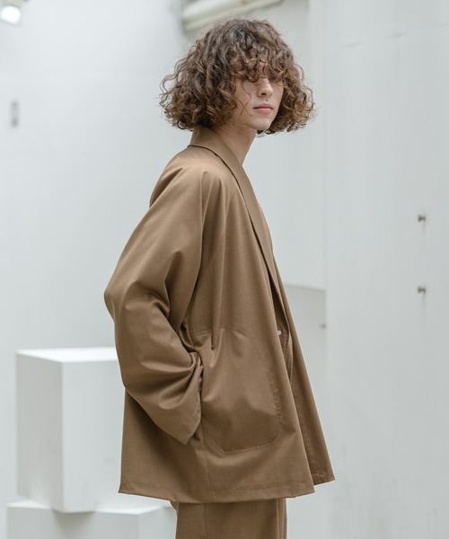 Alcindor Materials（アルシンダーマテリアルズ）の「samue jacket/サムエジャケット（その他アウター・メンズ・ベージュ/ブラウン・MEDIUM/LARGE）」の20枚目の写真